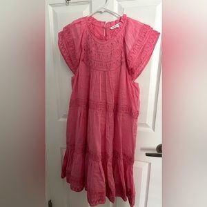 Veronica Beard Pink Dress Cotton Size 6